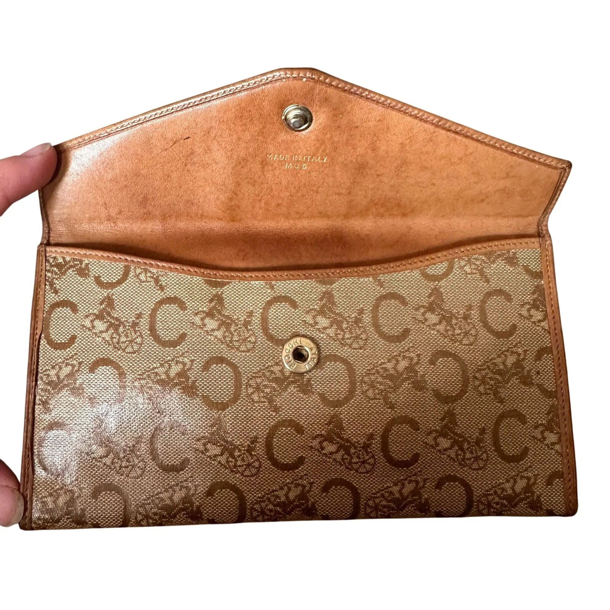 CELINE Horse Carriage C Macadam PVC Long Bifold Wallet Purse - Celine - Luxury Item - A+ Stuff