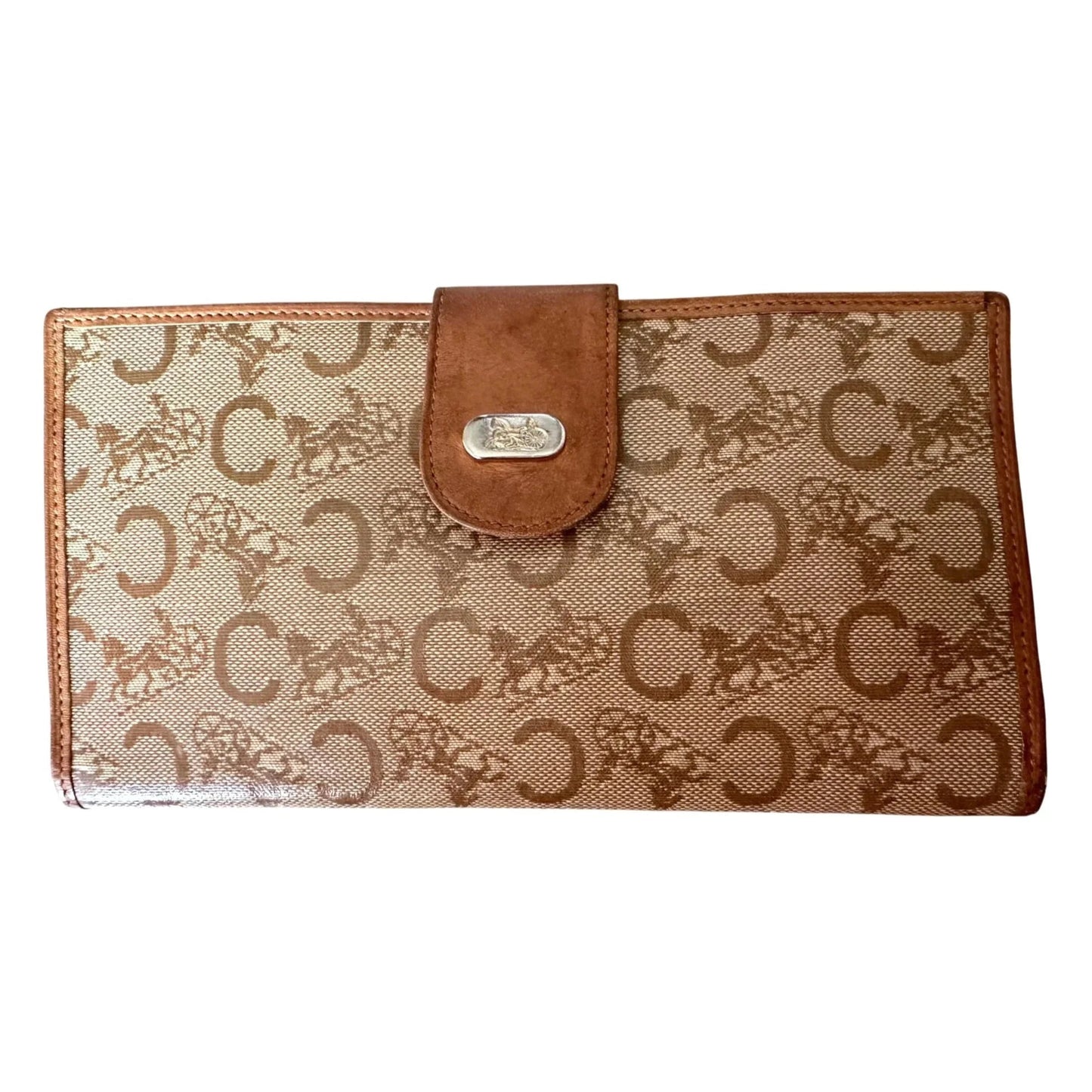 CELINE Horse Carriage C Macadam PVC Long Bifold Wallet Purse - Celine - Luxury Item - A+ Stuff
