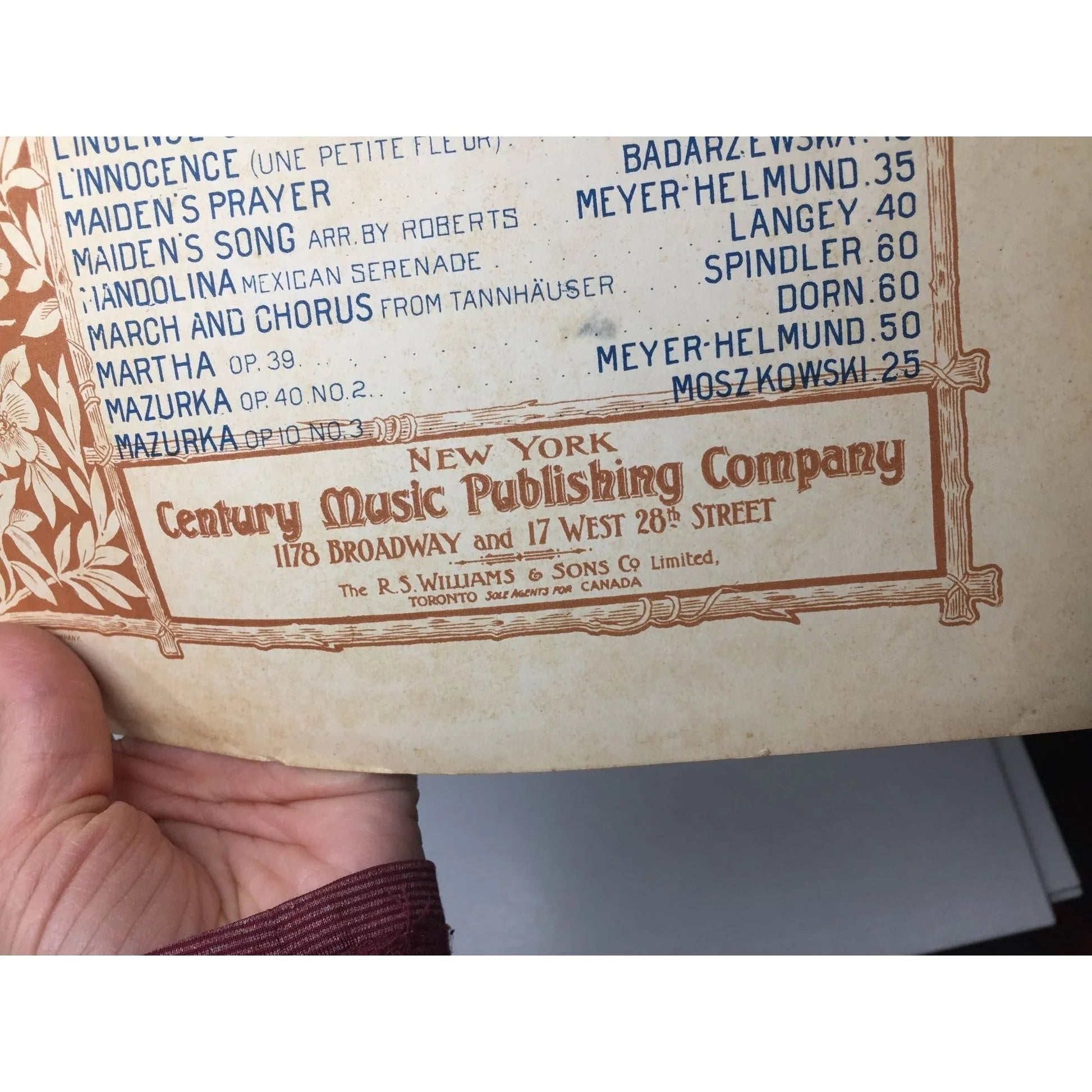 Century edition Classic and modern Standard Compositions for the piano - A+ Stuff - SHEET MUSIC - A+ Stuff