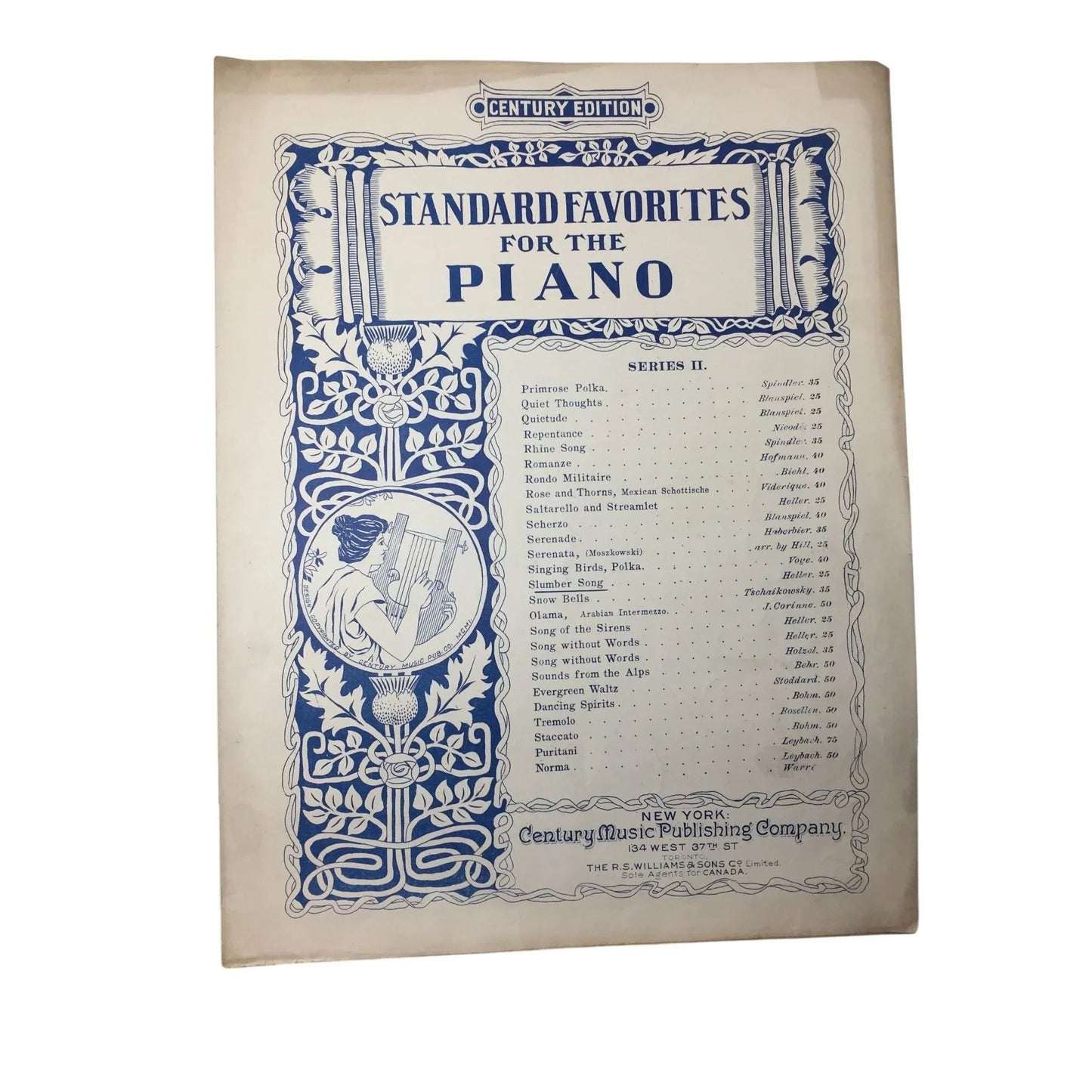 Century Edition Standard Favorites for The Piano - A+ Stuff - SHEET MUSIC - A+ Stuff