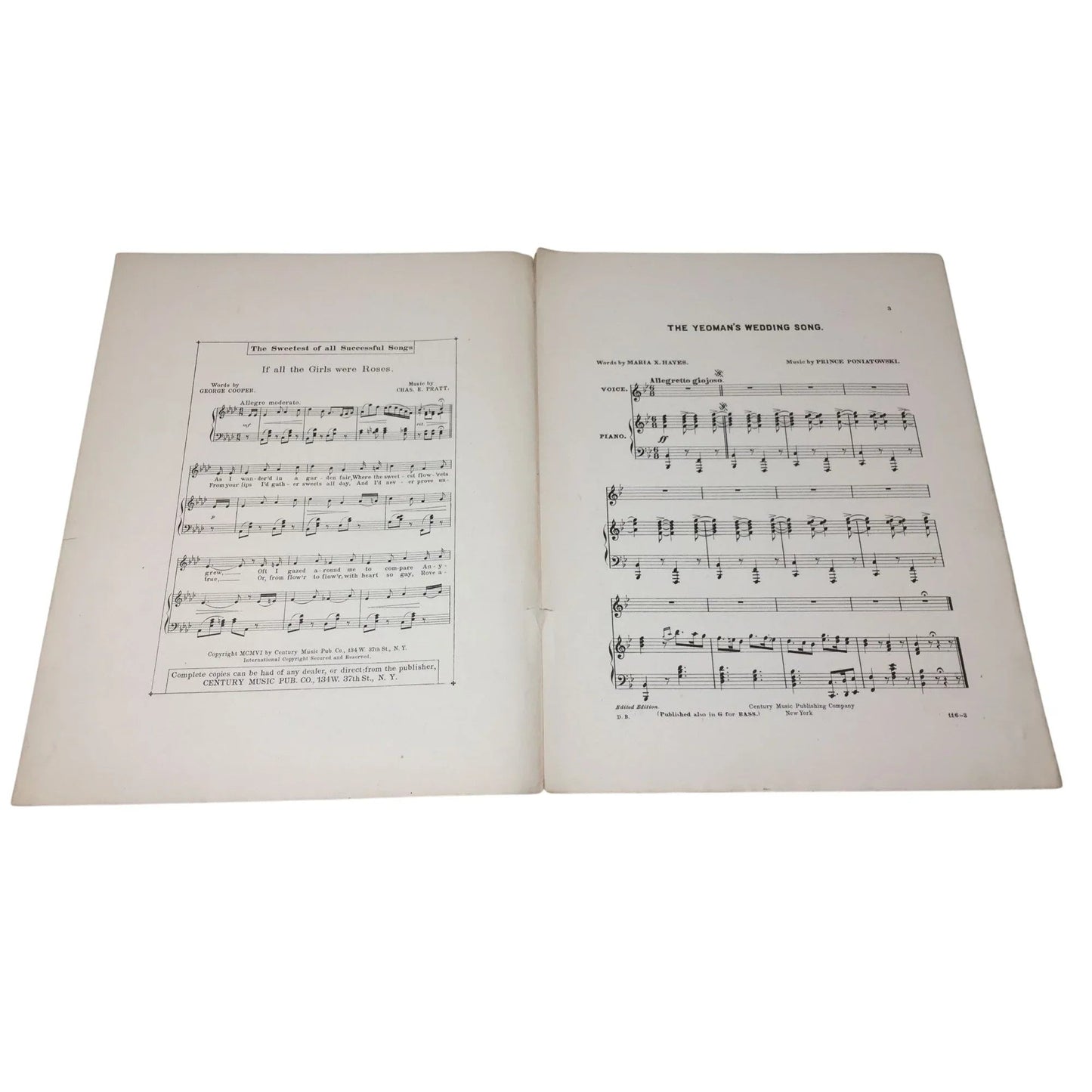 Century Edition Vocal Blossoms Sheet Music Book - A+ Stuff - SHEET MUSIC - A+ Stuff
