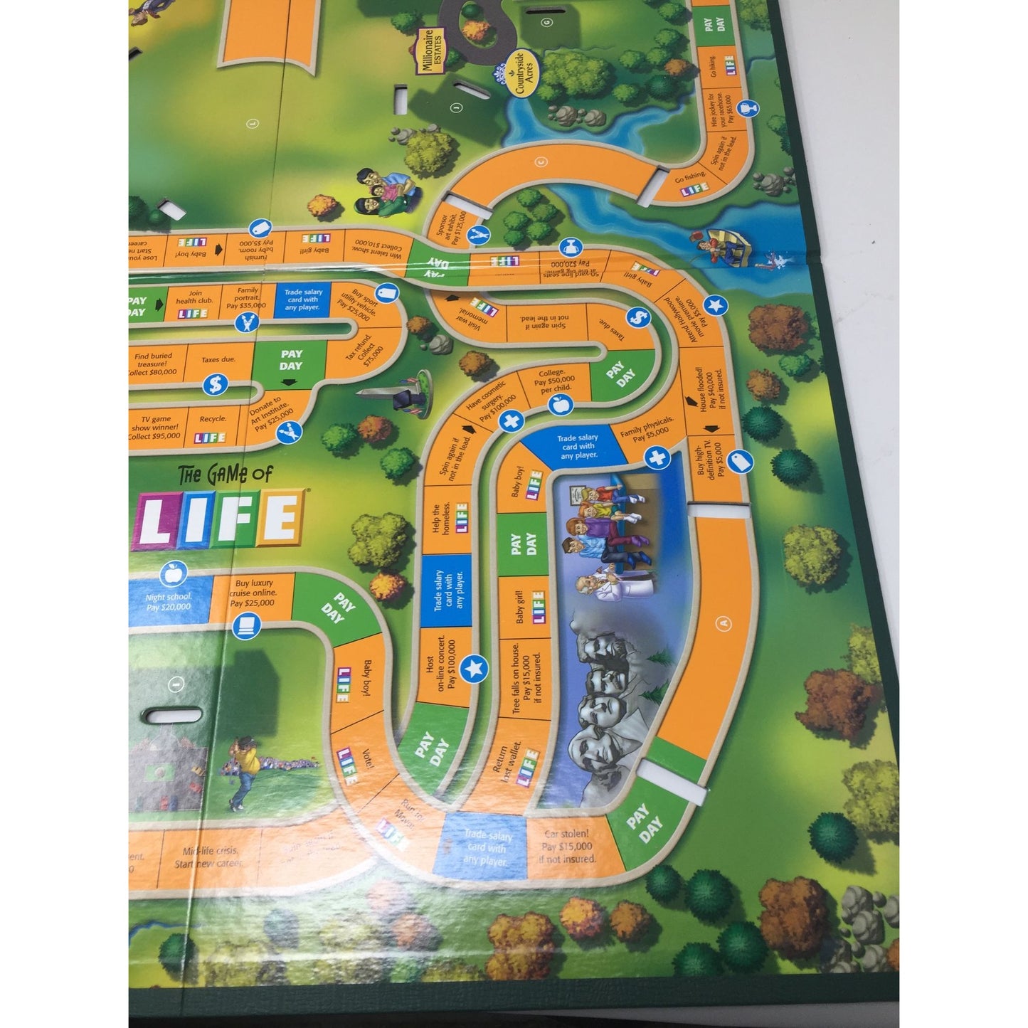 Vintage 2002 Hasbro The Game of Life Milton Bradley Board Game