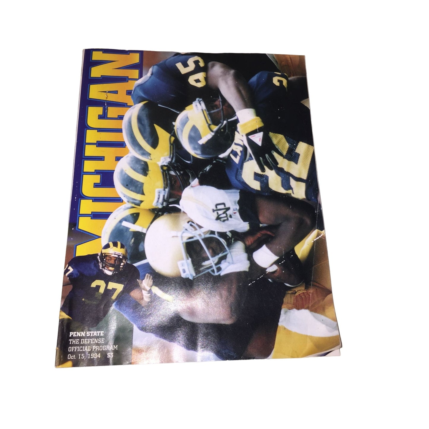 1994 UNIVERSITY OF MICHIGAN VS PENN STATE FOOTBALL PROGRAM