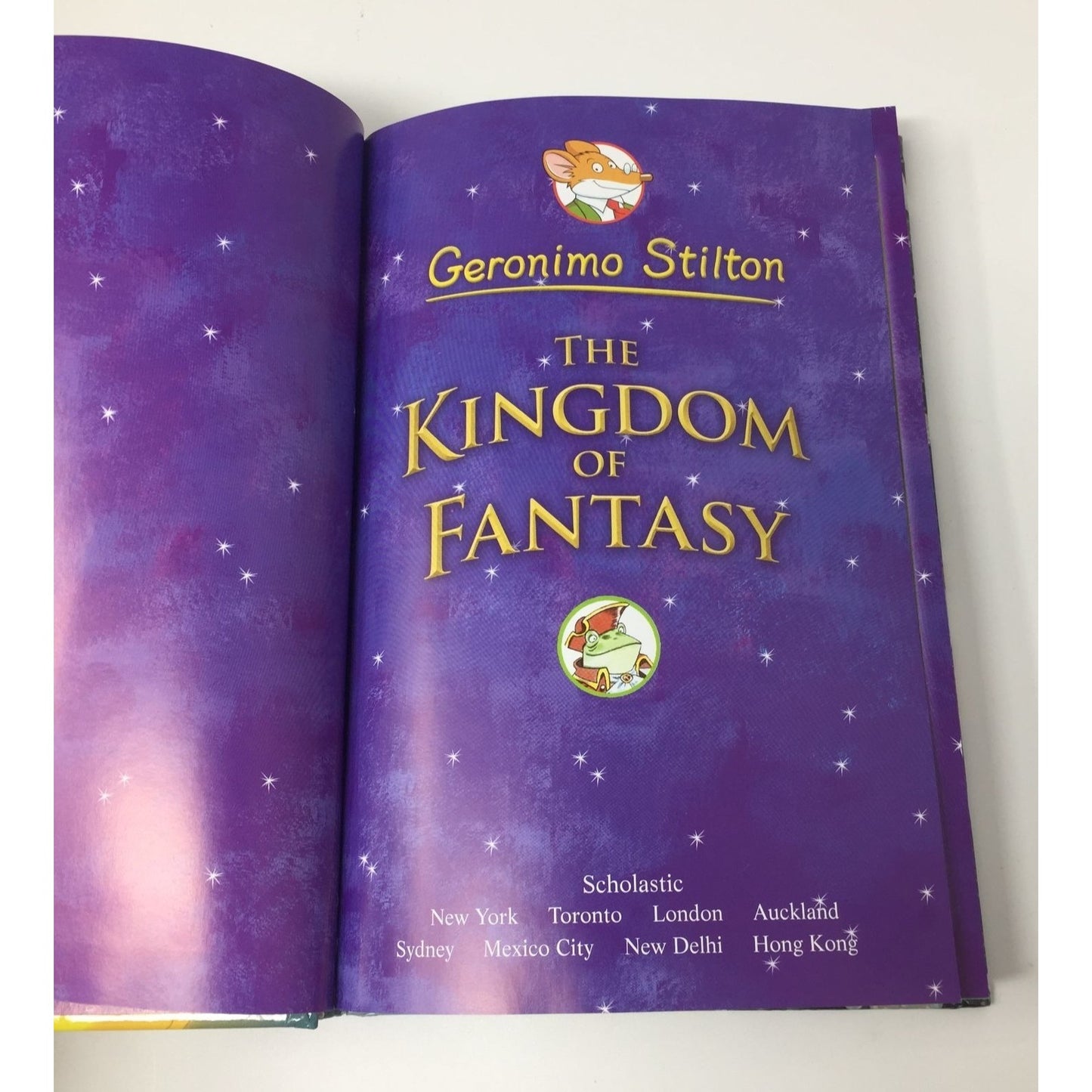 The Kingdom of Fantasy Hardcover Scholastic book- G. Stilton