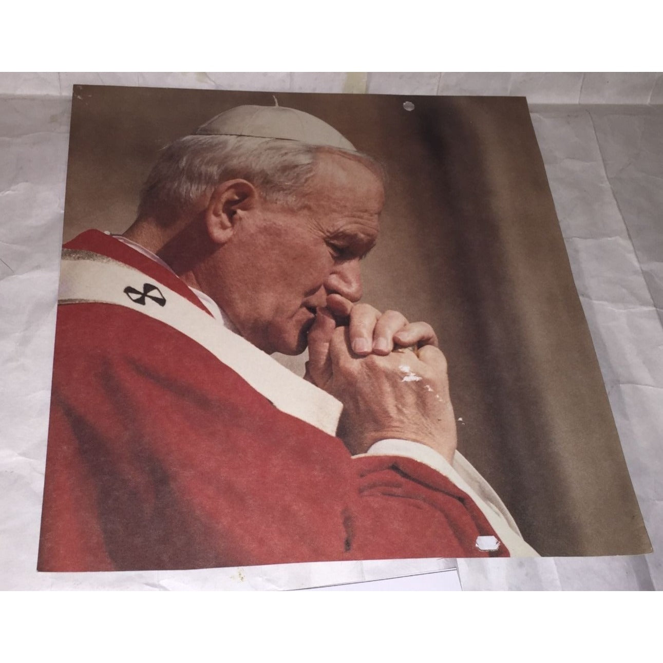 Vintage Collectible Photograph of Pope John Paul