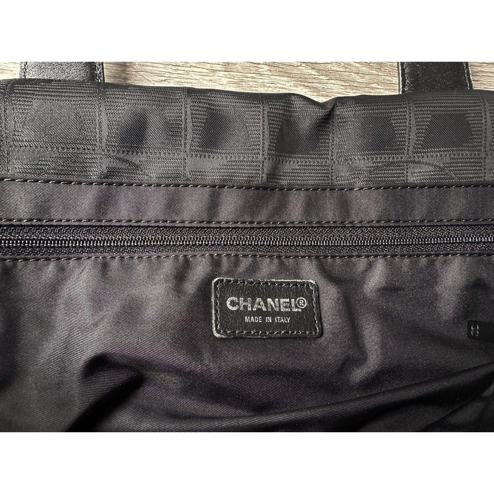 CHANEL Black Nylon Travel Line Tote Bag - Chanel - Tote Bag - A+ Stuff