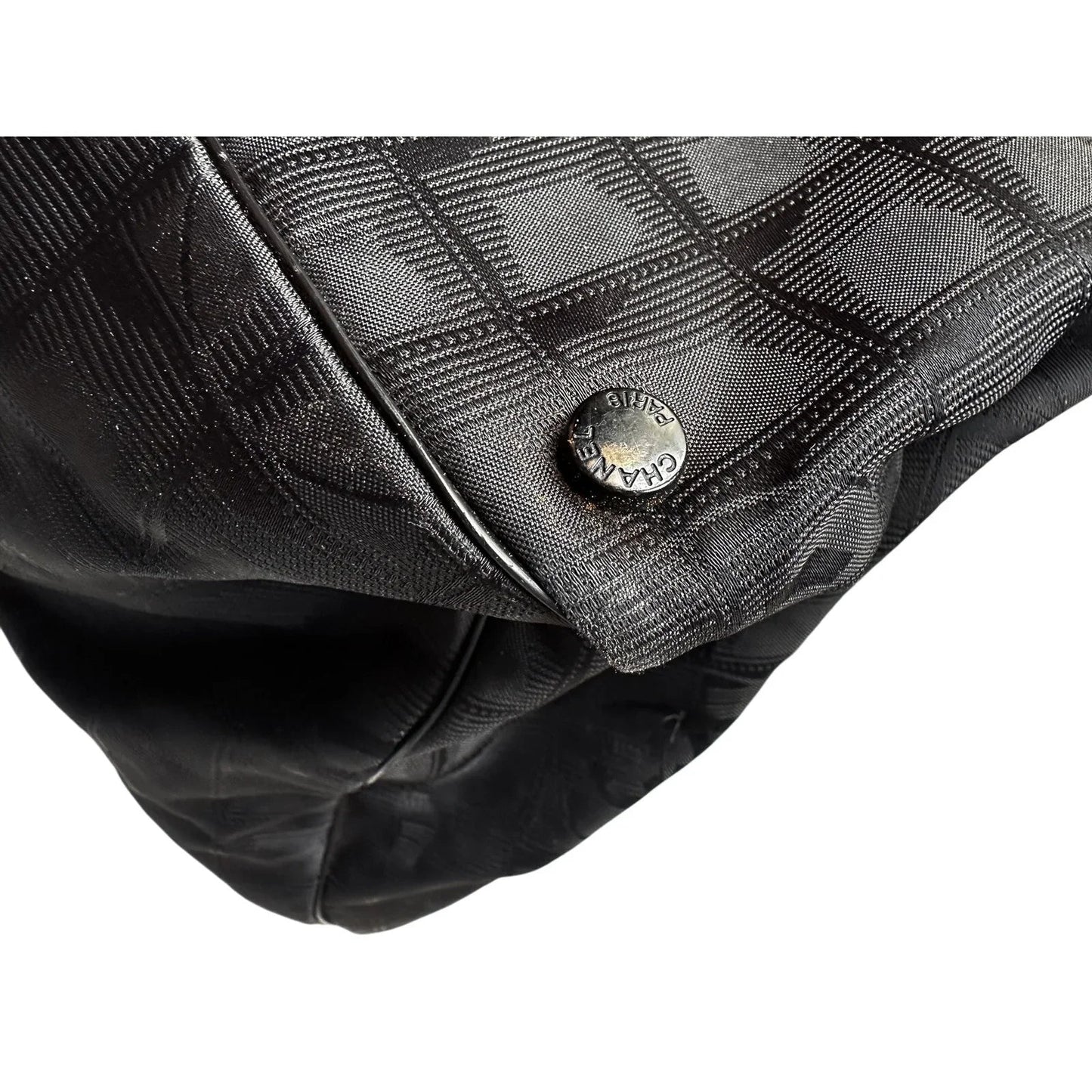 CHANEL Black Nylon Travel Line Tote Bag - Chanel - Tote Bag - A+ Stuff