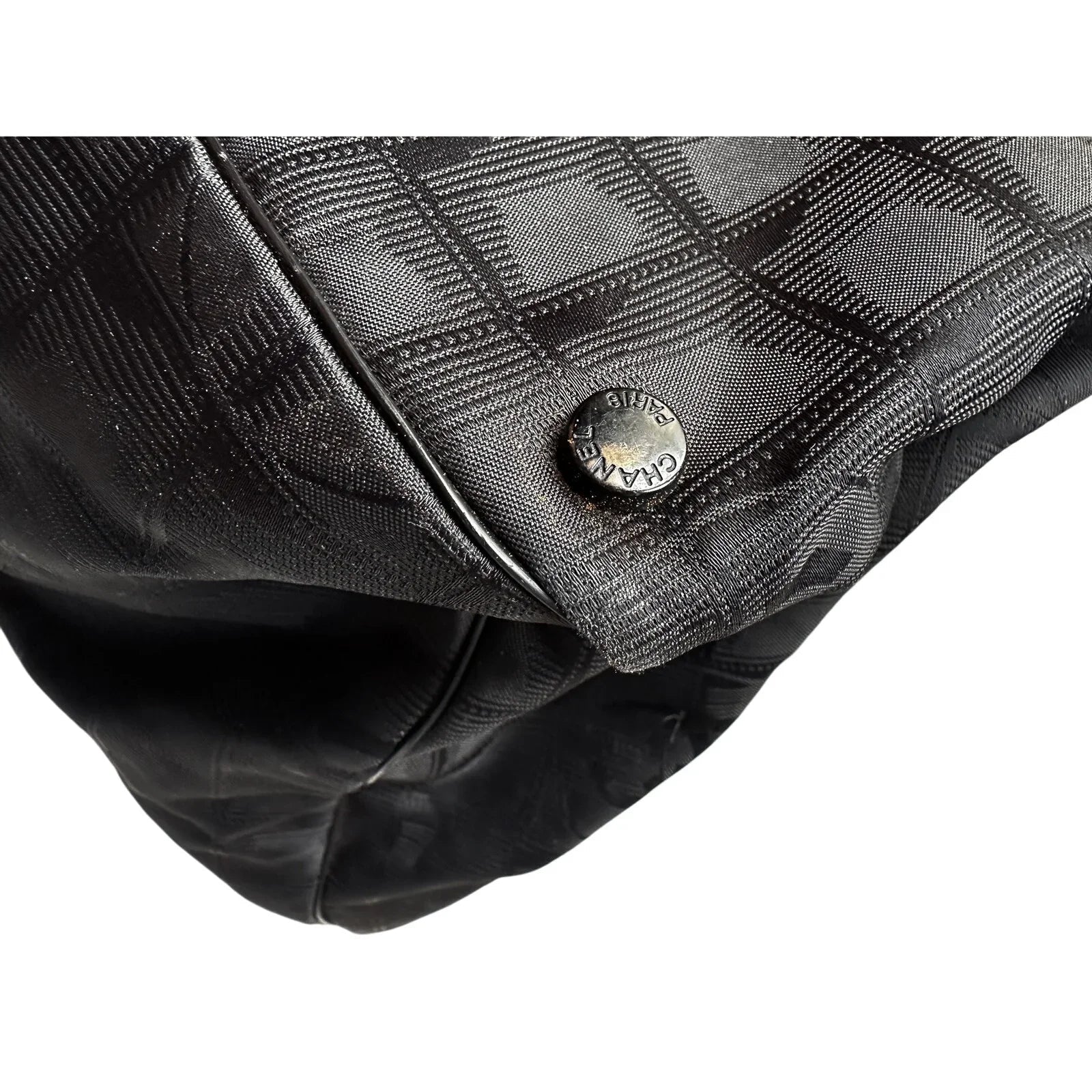 CHANEL Black Nylon Travel Line Tote Bag - Chanel - Tote Bag - A+ Stuff