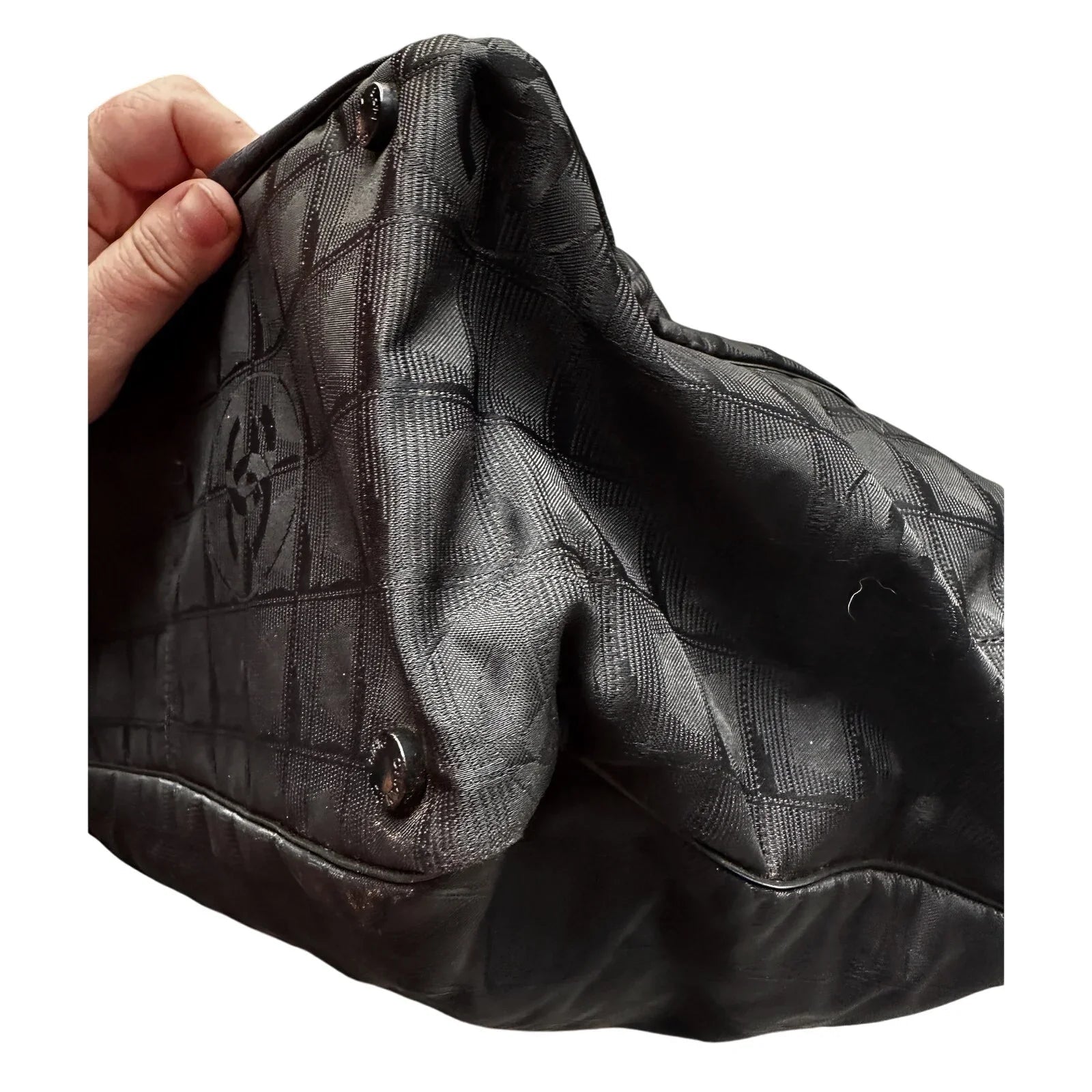 CHANEL Black Nylon Travel Line Tote Bag - Chanel - Tote Bag - A+ Stuff