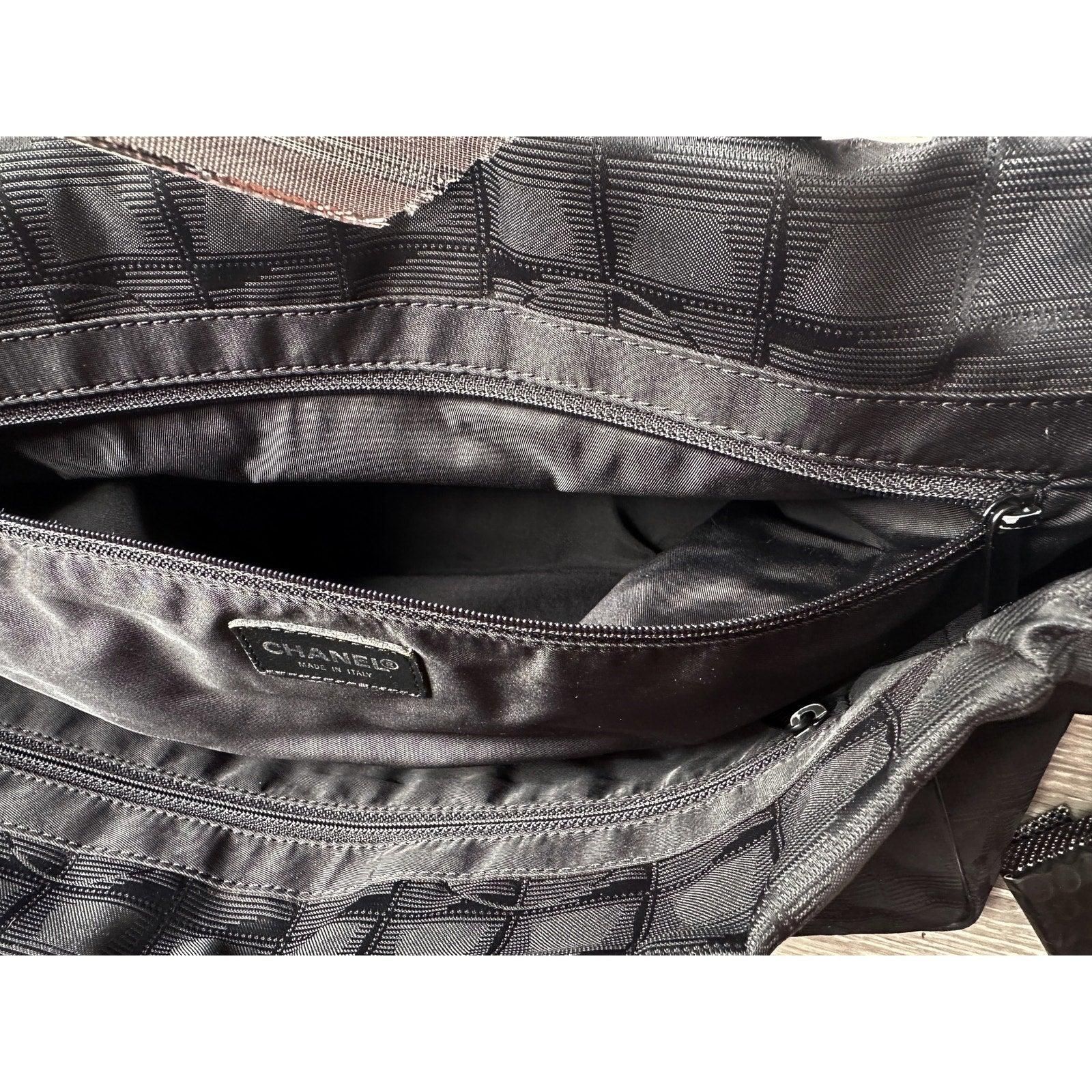 CHANEL Black Nylon Travel Line Tote Bag - Chanel - Tote Bag - A+ Stuff