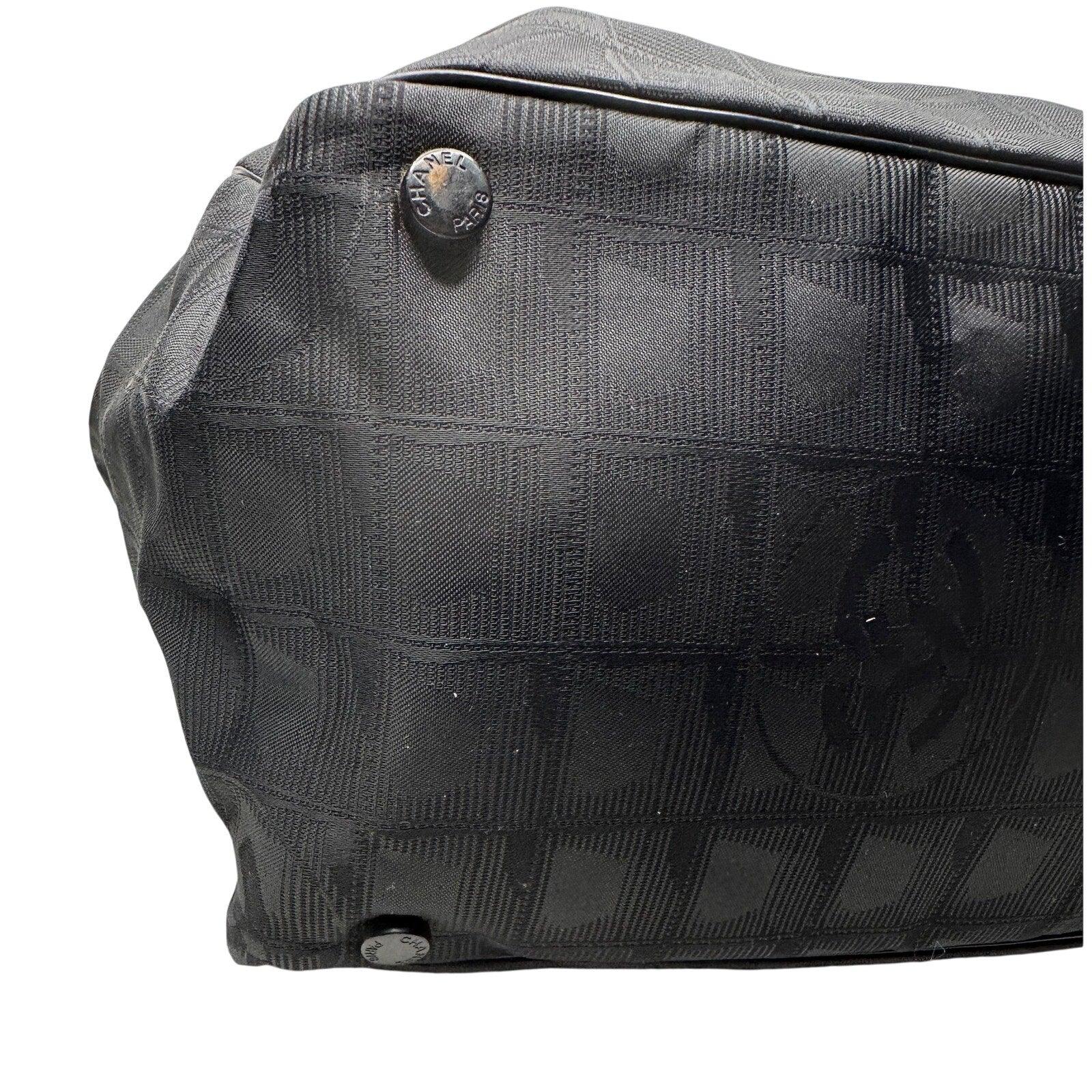 CHANEL Black Nylon Travel Line Tote Bag - Chanel - Tote Bag - A+ Stuff