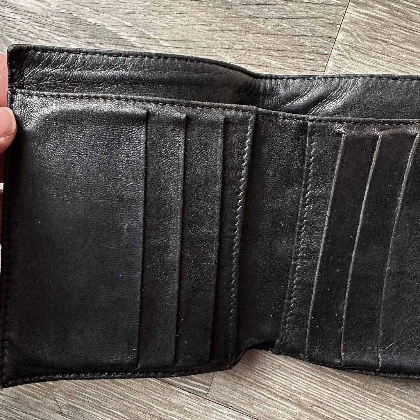 CHANEL Caviar Black Leather Bifold Wallet - A+ Stuff