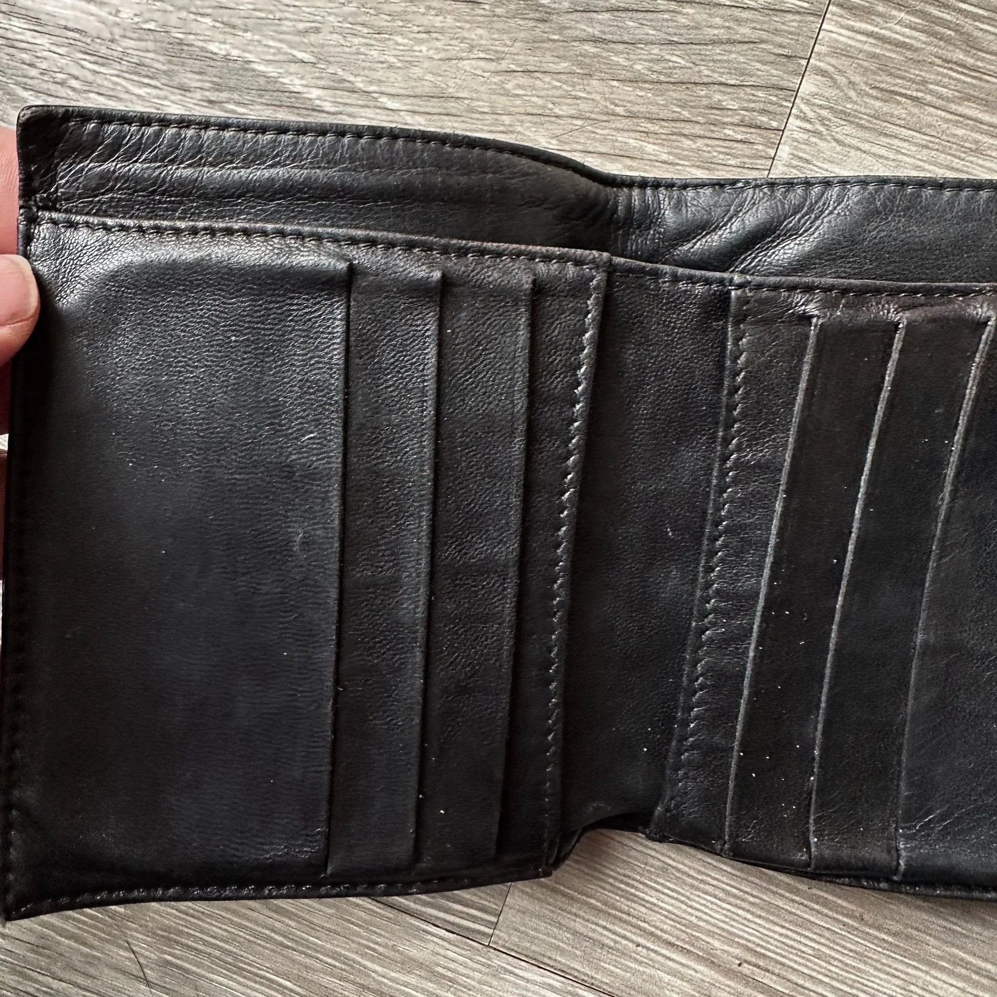 CHANEL Caviar Black Leather Bifold Wallet - A+ Stuff