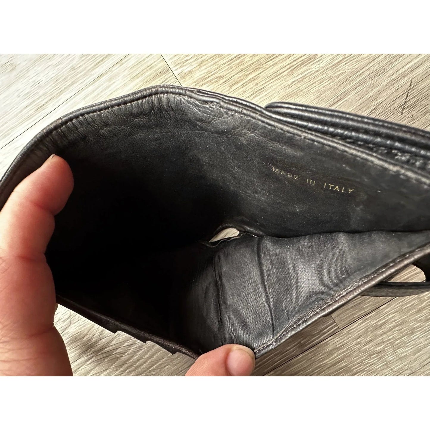 CHANEL Caviar Black Leather Bifold Wallet - A+ Stuff