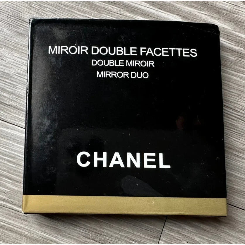 Chanel Double Mirror Compact - Black - New in Box - Chanel - Mirror Compact - A+ Stuff