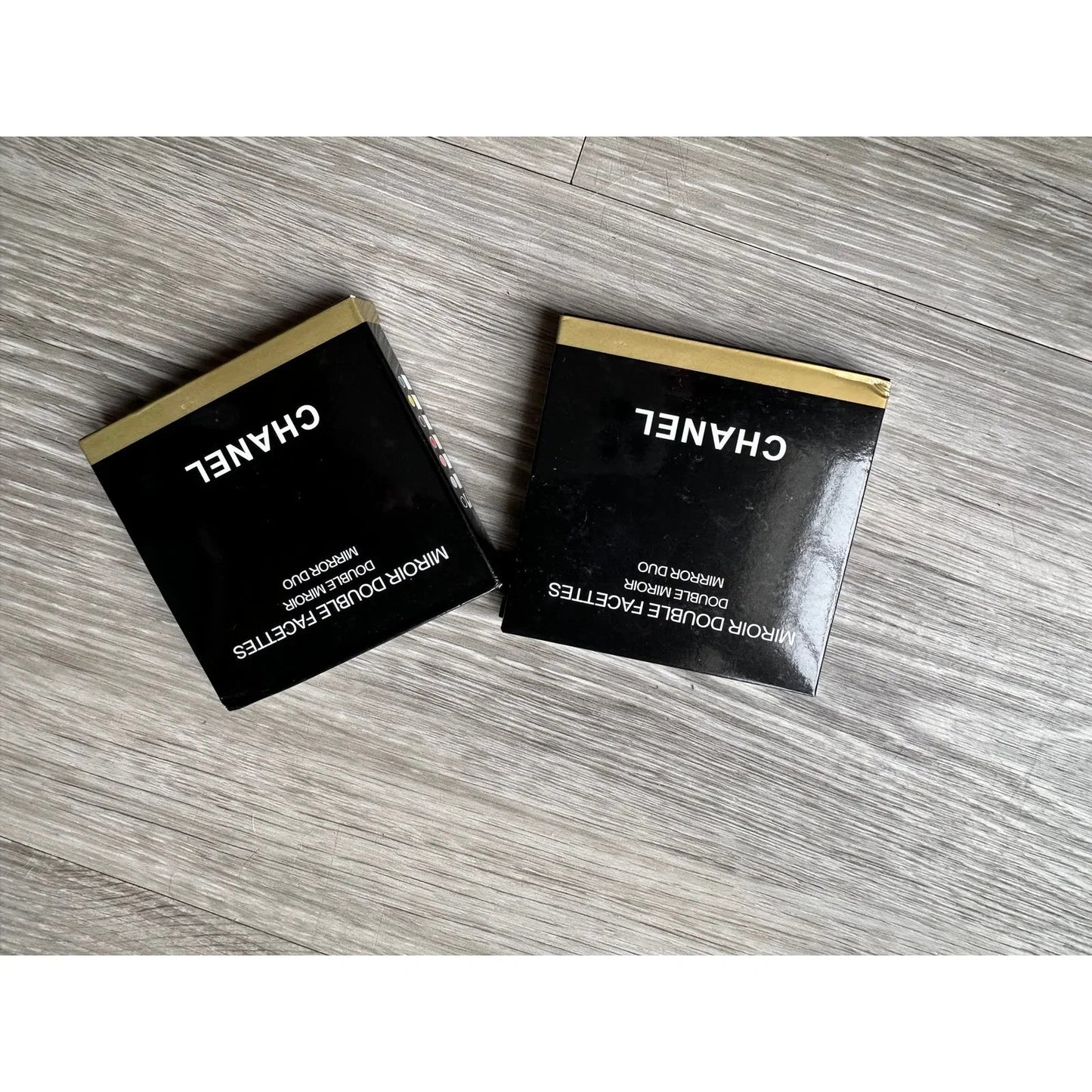 Chanel Double Mirror Compact - Black - New in Box - Chanel - Mirror Compact - A+ Stuff