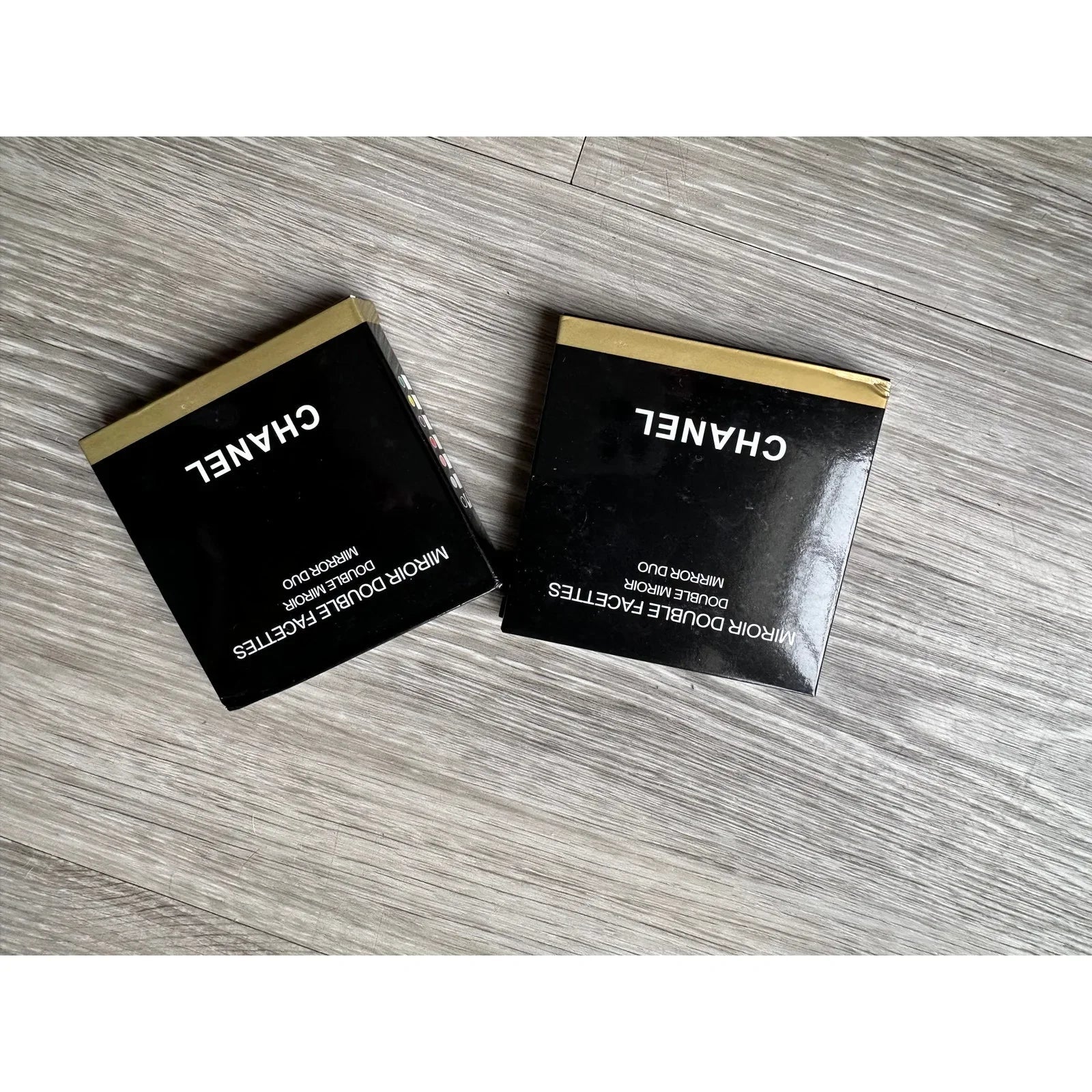 Chanel Double Mirror Compact - Black - New in Box - Chanel - Mirror Compact - A+ Stuff