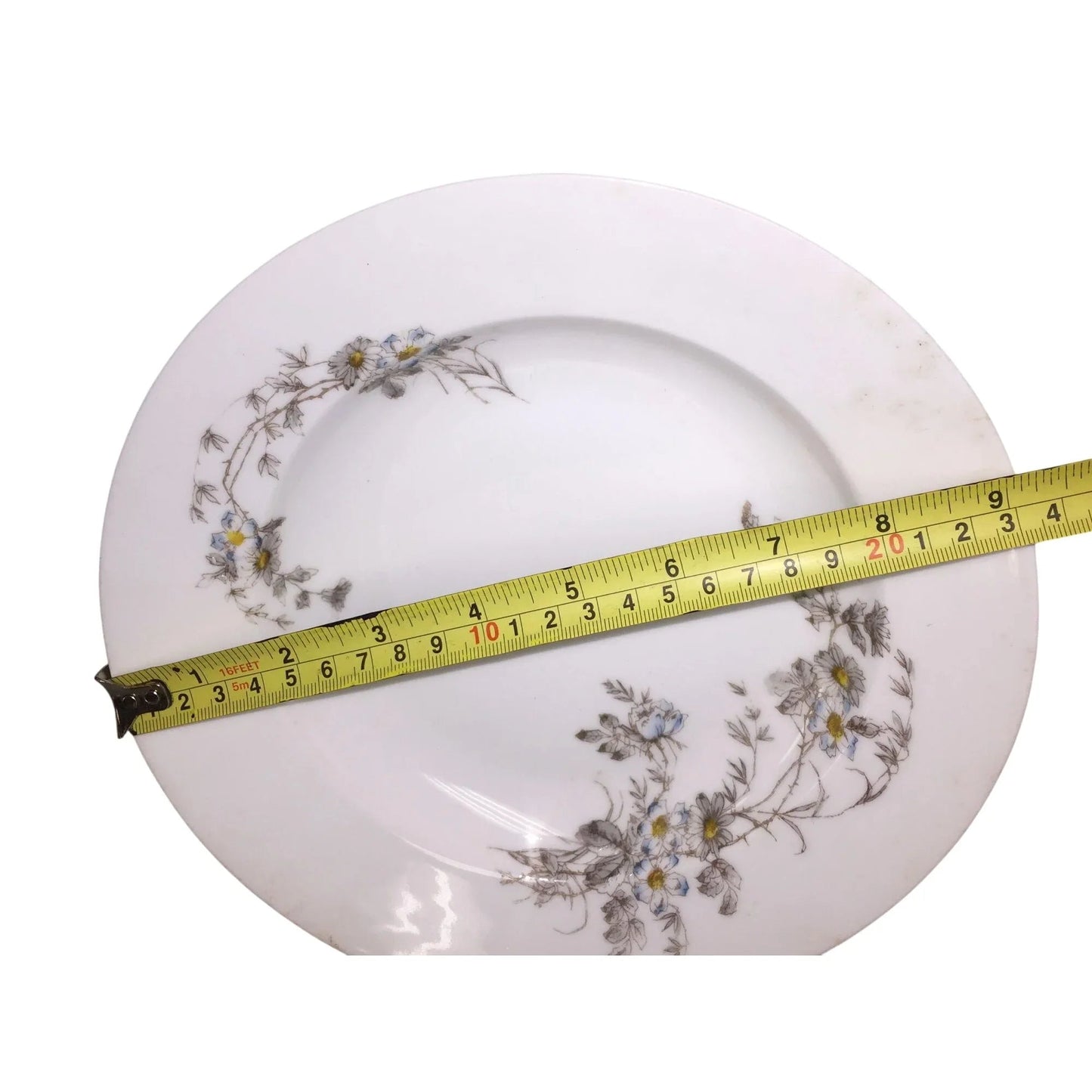 Charles Field Haviland Limoges France Fine China Bowl 9.25" Blue Gray Flowers - Charles Field Haviland - Drinking, Dining & More - A+ Stuff