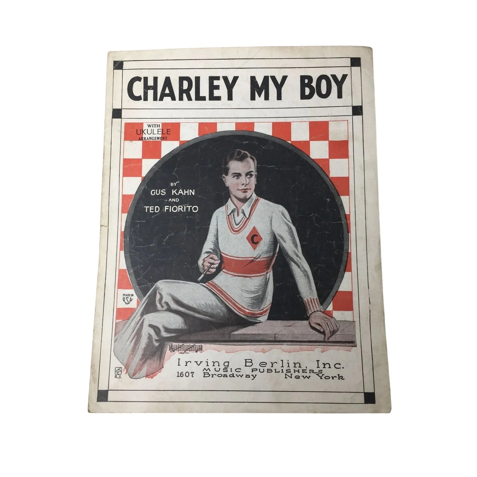 ''CHARLEY MY BOY'' WITH UKULELE ARRANGMENT SHEET MUSIC BOOK - A+ Stuff - SHEET MUSIC - A+ Stuff