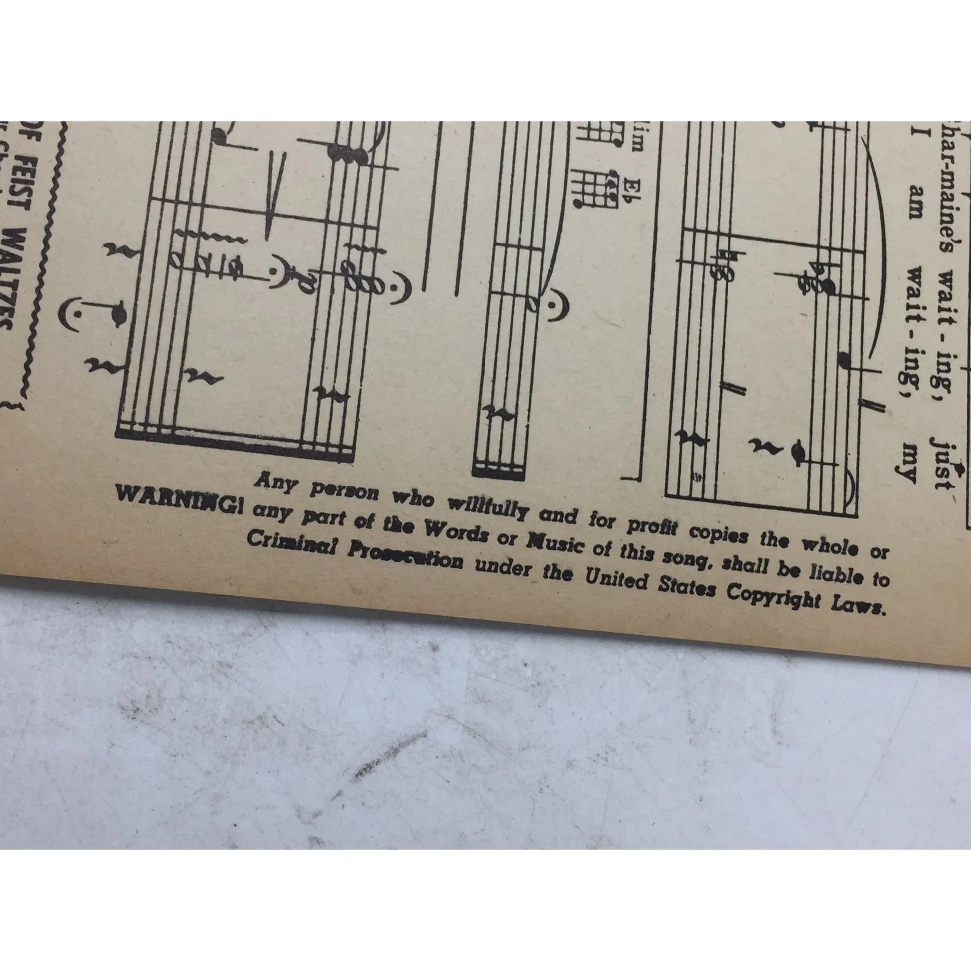 ''CHARMAINE'' BY ENRO RAPEE AND LEW POLLACK Sheet Music - Miller music corporation - SHEET MUSIC - A+ Stuff