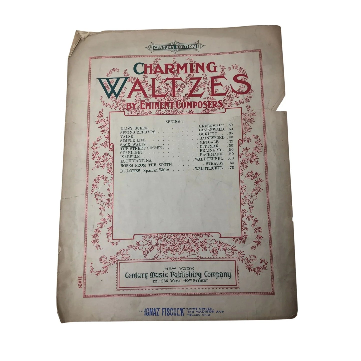 Charming Waltzes by Eminent Composers (Century edition) - A+ Stuff - sheet music - A+ Stuff