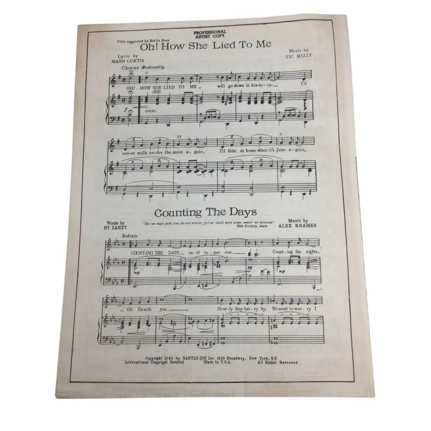 ''Chickery Chick'' Professional Artist Copy Vintage Sheet Music - A+ Stuff - SHEET MUSIC - A+ Stuff