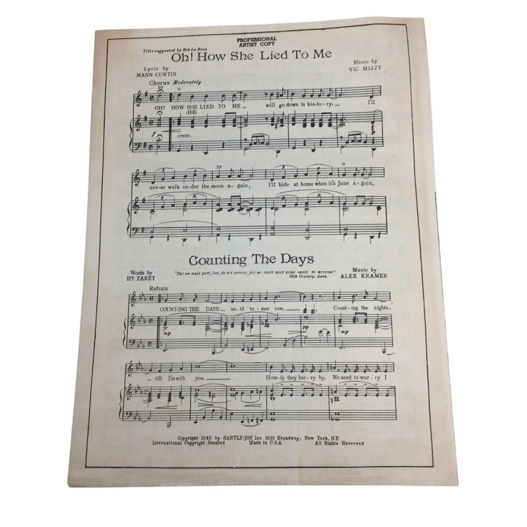 ''Chickery Chick'' Professional Artist Copy Vintage Sheet Music - A+ Stuff - SHEET MUSIC - A+ Stuff