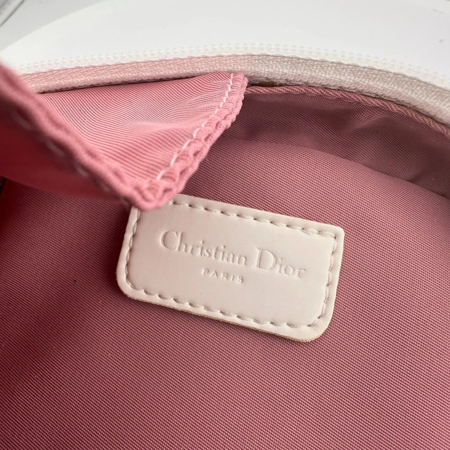 Christian Dior Pink Trotter Monogram 2 Denim Wristlet Pouch - Christian Dior - Wristlet - A+ Stuff