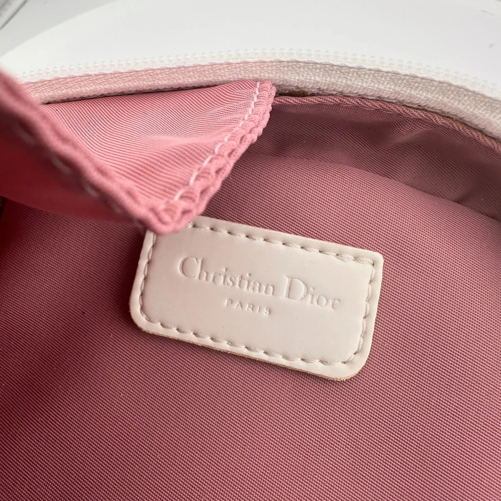 Christian Dior Pink Trotter Monogram 2 Denim Wristlet Pouch - Christian Dior - Wristlet - A+ Stuff