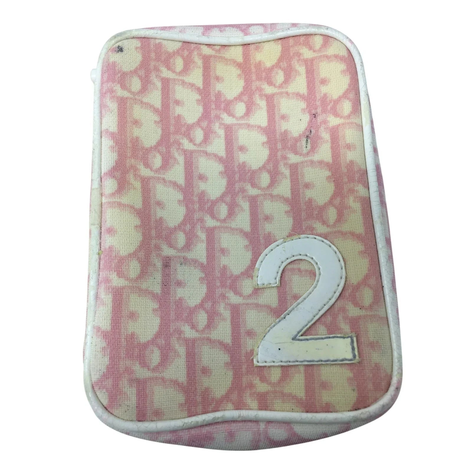 Christian Dior Pink Trotter Monogram 2 Denim Wristlet Pouch - Christian Dior - Wristlet - A+ Stuff