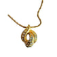 Christian Dior Rhinestone Gold Plate Necklace 16" - Christian Dior - Necklace with Pendant - A+ Stuff