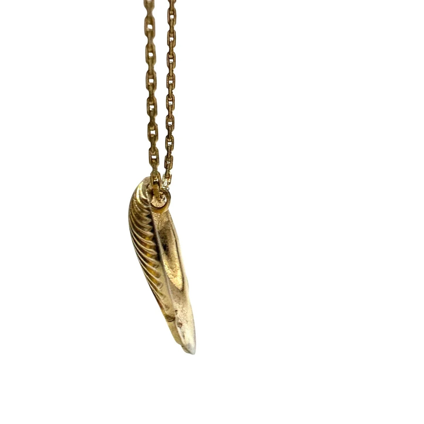 Christian Dior Seashell w Crystals Necklace - Vintage! - Christian Dior - Pendant with Necklace - A+ Stuff