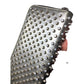 Christian Louboutin Panettone Silver Leather Studded Zip Around Long Wallet - Red Interior - Christian Louboutin - Wallet - A+ Stuff