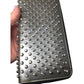 Christian Louboutin Panettone Silver Leather Studded Zip Around Long Wallet - Red Interior - Christian Louboutin - Wallet - A+ Stuff
