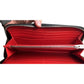Christian Louboutin Panettone Silver Leather Studded Zip Around Long Wallet - Red Interior - Christian Louboutin - Wallet - A+ Stuff