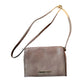 Christian Soriano for Payless Taupe Crossbody Bag with Zippered long Front Flap - A+ Stuff
