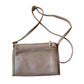 Christian Soriano for Payless Taupe Crossbody Bag with Zippered long Front Flap - A+ Stuff
