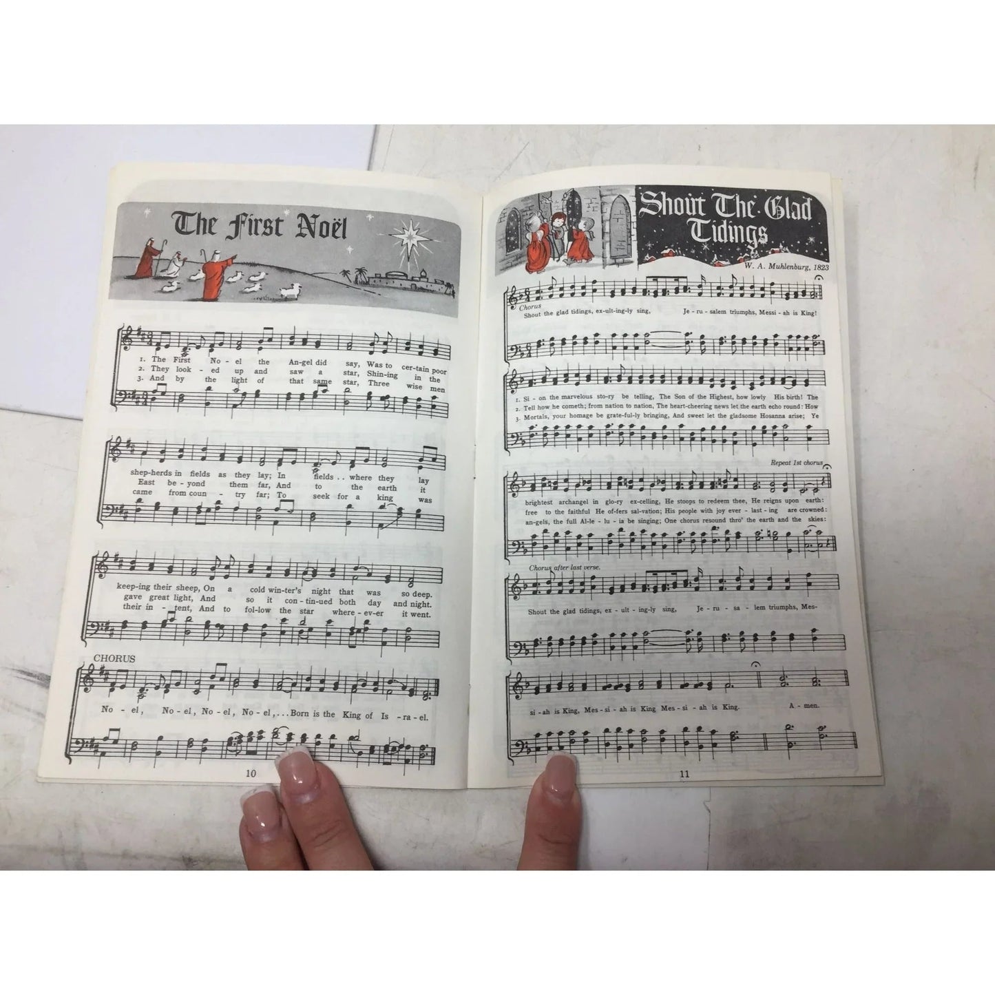 ''CHRISTMAS CAROLS'' Vintage Advertising Sheet Music Song book - A+ Stuff - SHEET MUSIC - A+ Stuff