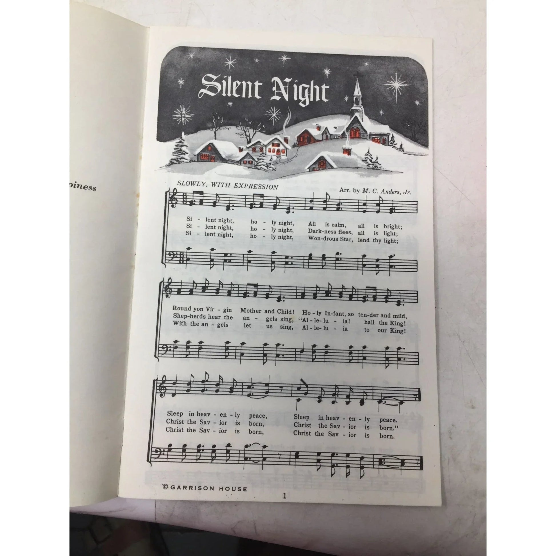 ''CHRISTMAS CAROLS'' Vintage Advertising Sheet Music Song book - A+ Stuff - SHEET MUSIC - A+ Stuff