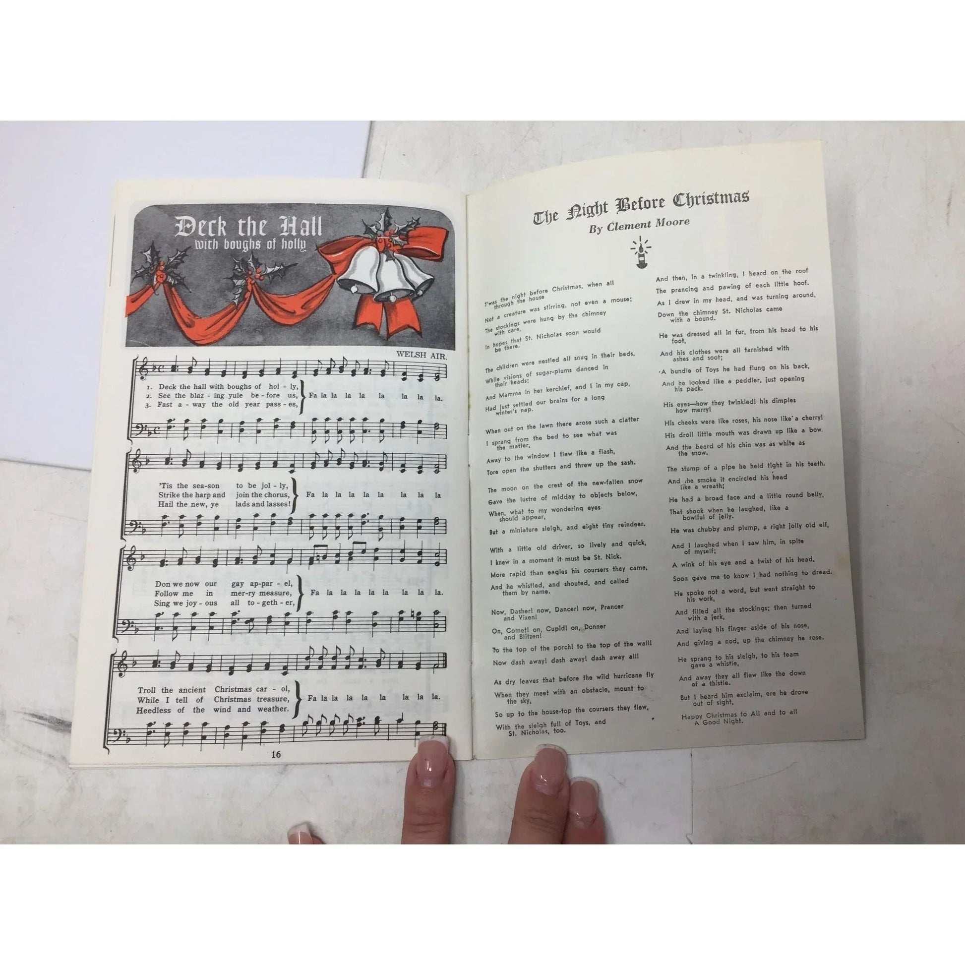 ''CHRISTMAS CAROLS'' Vintage Advertising Sheet Music Song book - A+ Stuff - SHEET MUSIC - A+ Stuff