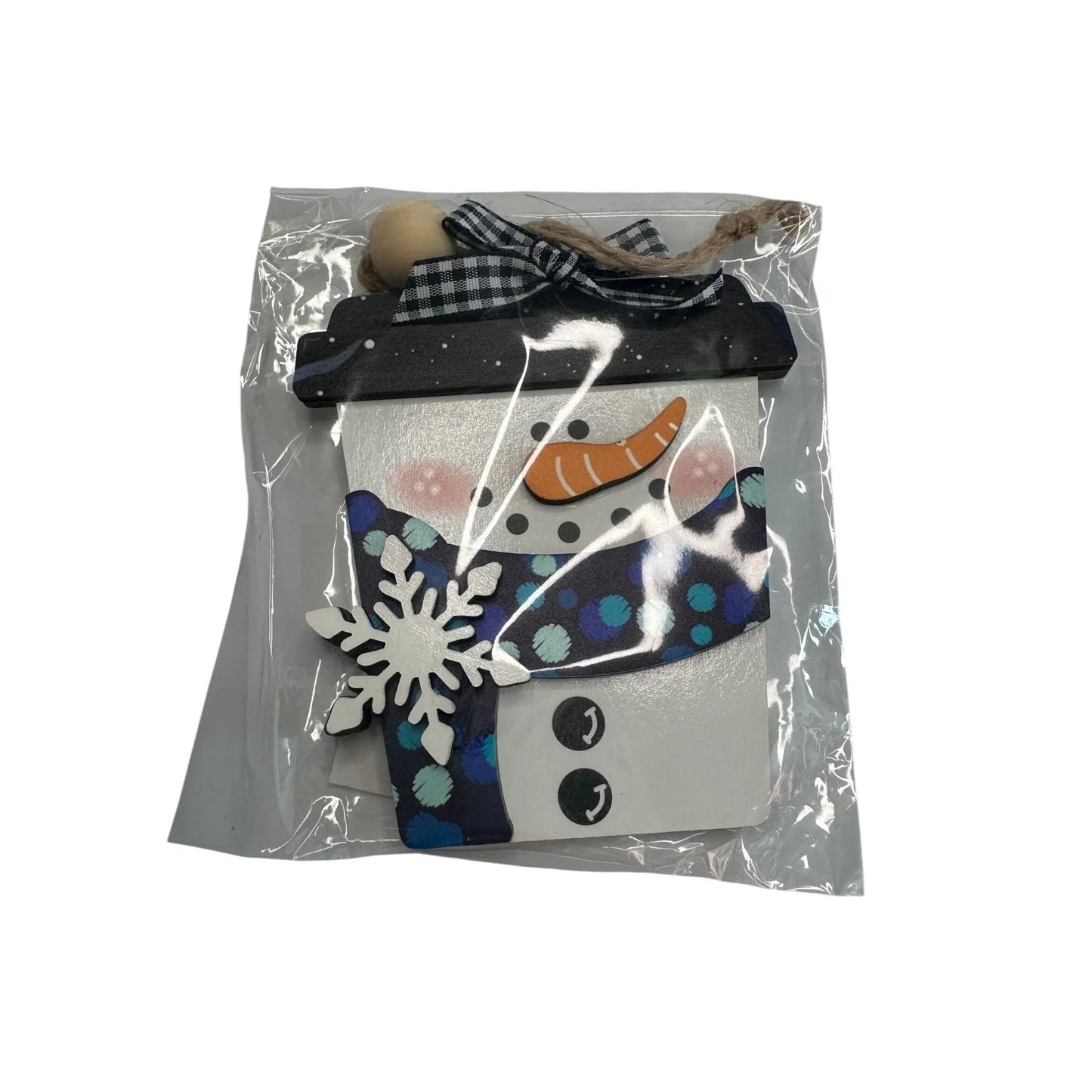 Christmas Coffee Cup Snowman Ornament - A+ Stuff - Holiday Ornaments - A+ Stuff