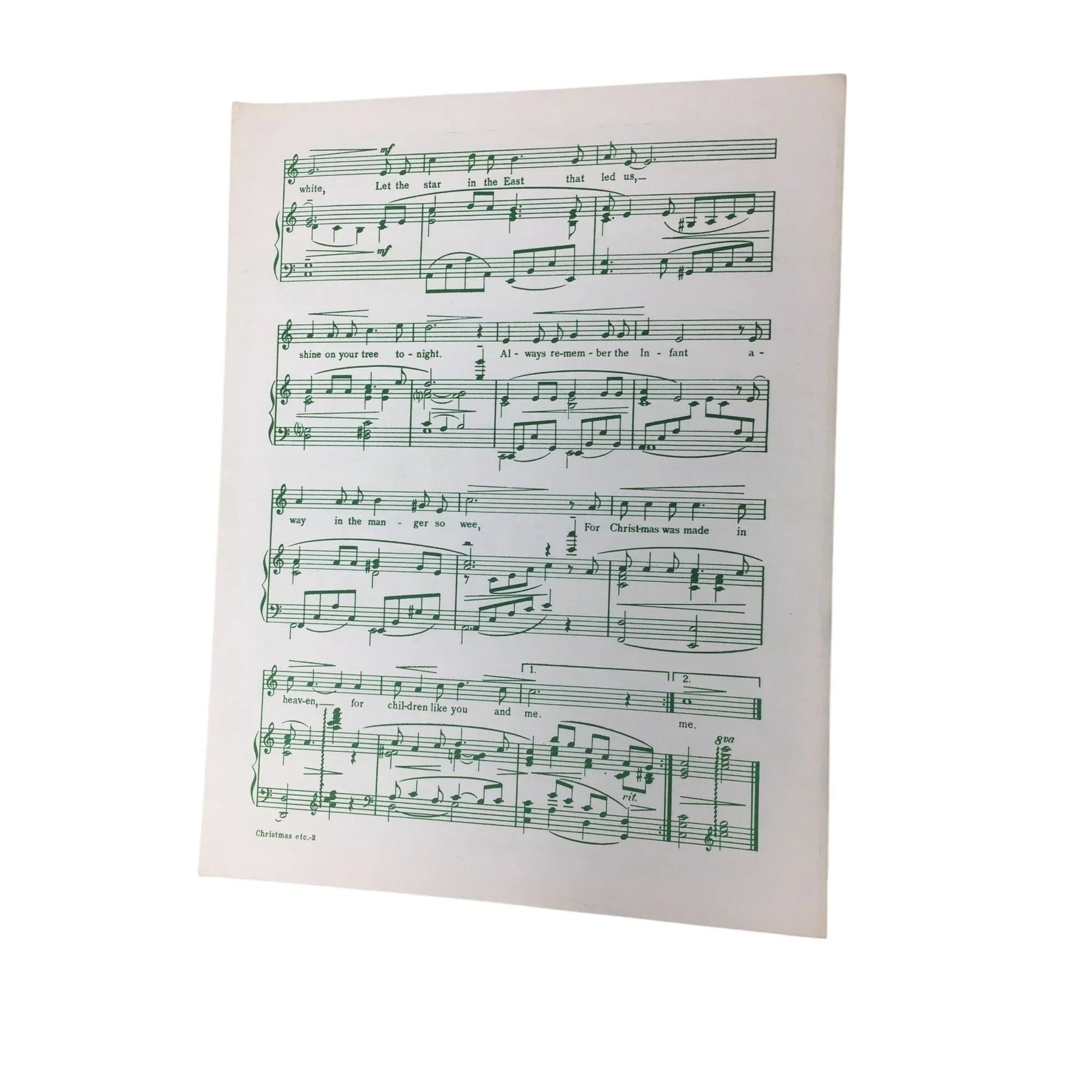 ''Christmas Was Meant For Children'' by Gordon Goodman and Chuck Evans - A+ Stuff - SHEET MUSIC - A+ Stuff
