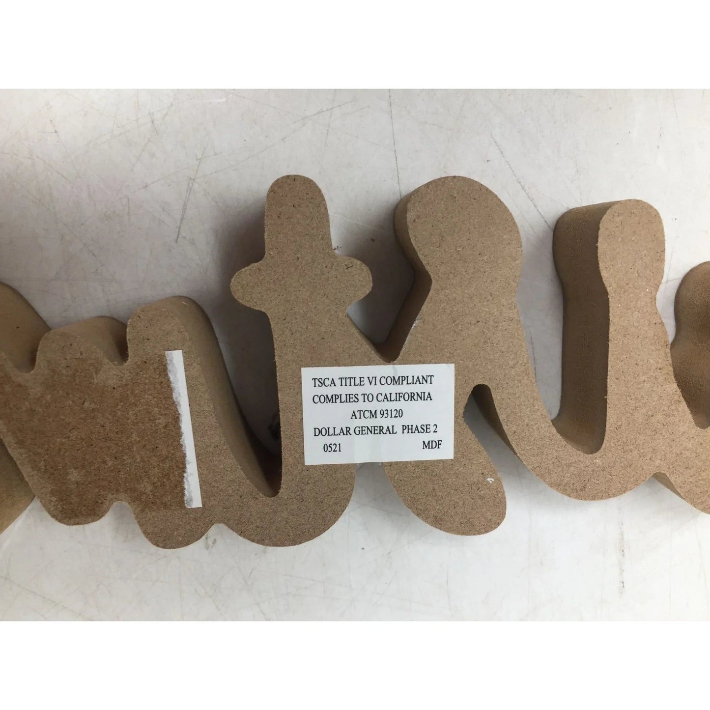 ''Christmas'' White Sparkly Wooden Christmas Holiday Decoration sign - A+ Stuff - Seasonal & Holiday Decorations - A+ Stuff