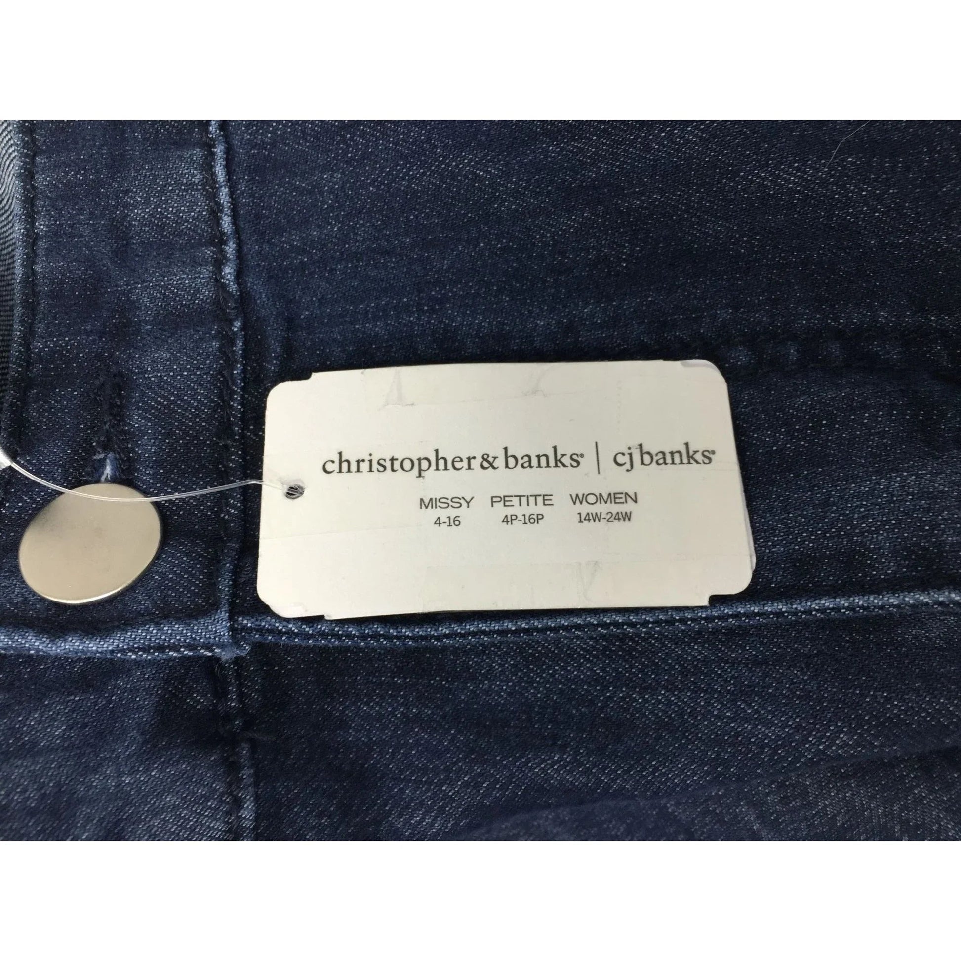 CJ Banks Womens Shaped Fit Mid Rise Straight Jeans Size 24W Nwt - cj banks - Pants - A+ Stuff