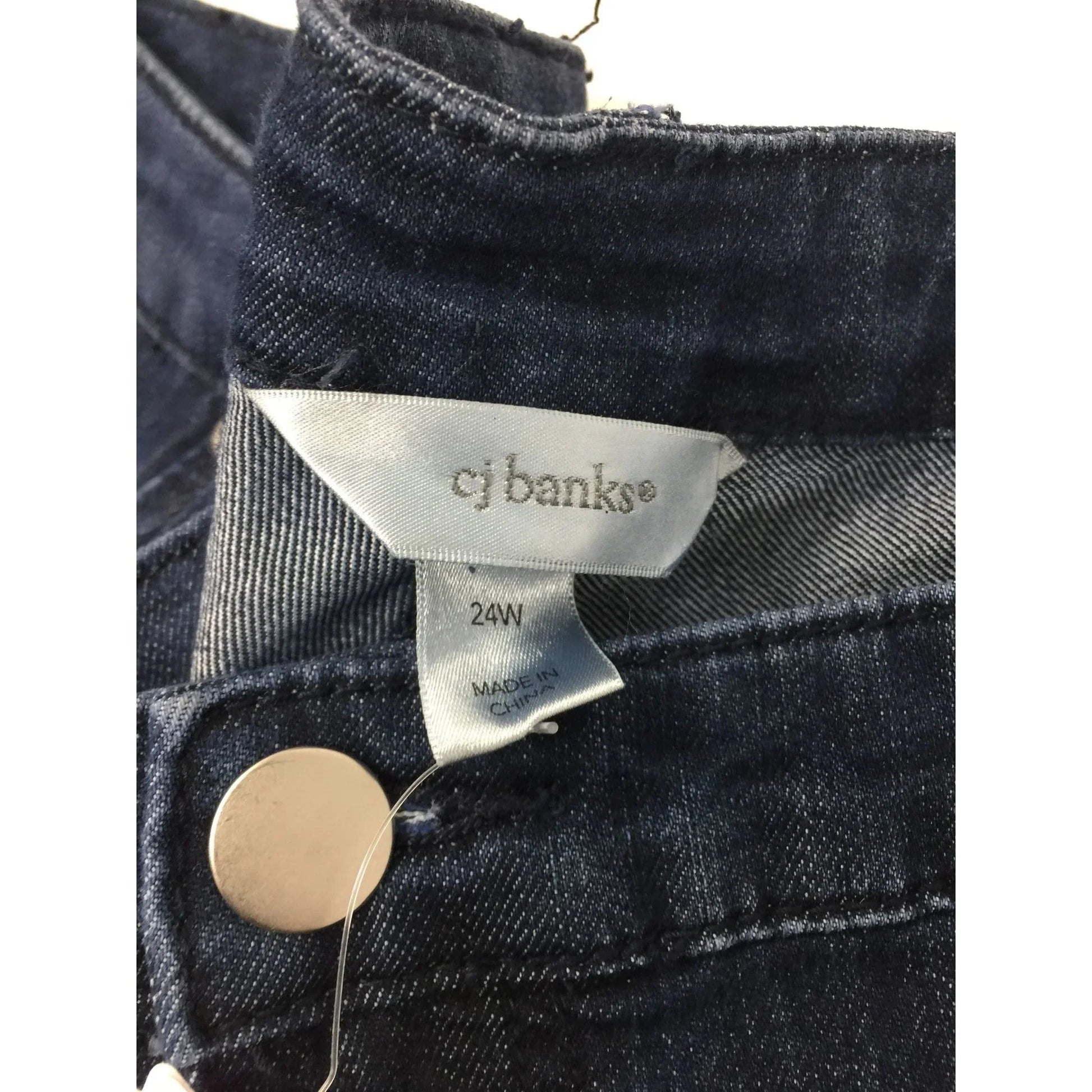 CJ Banks Womens Shaped Fit Mid Rise Straight Jeans Size 24W Nwt - cj banks - Pants - A+ Stuff