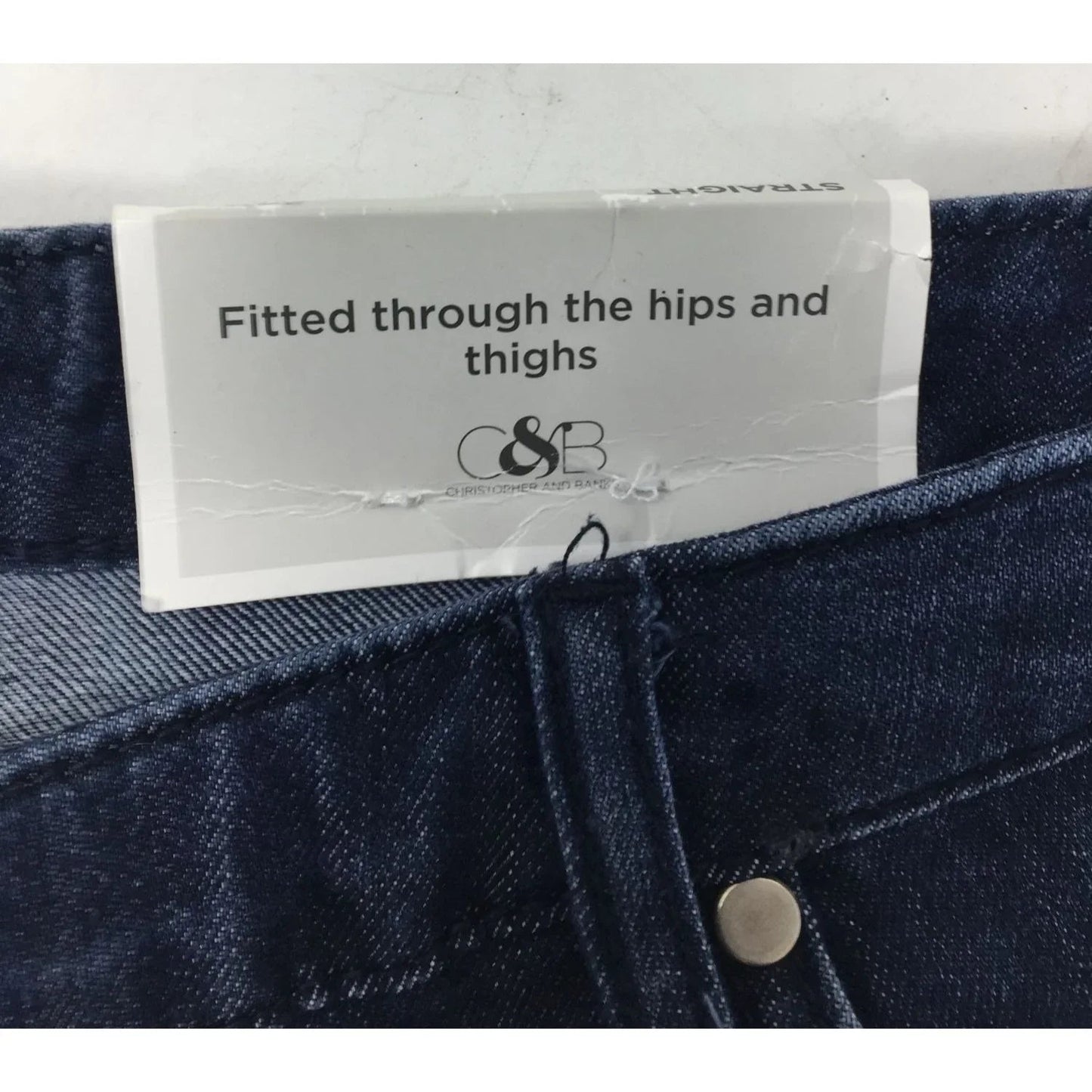 CJ Banks Womens Shaped Fit Mid Rise Straight Jeans Size 24W Nwt - cj banks - Pants - A+ Stuff