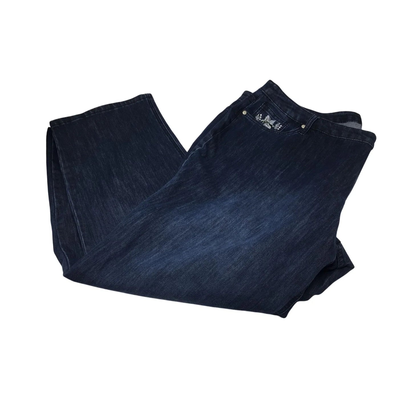 CJ Banks Womens Shaped Fit Mid Rise Straight Jeans Size 24W Nwt - cj banks - Pants - A+ Stuff