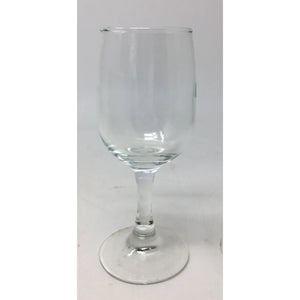 Clear Glass Short Stemmed Goblet Wine Glass
