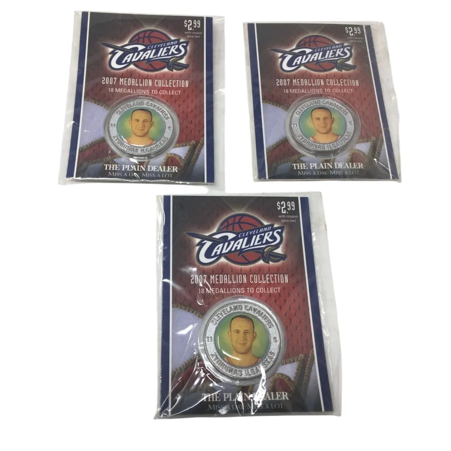 Cleveland Cavaliers 2007 Medallion Collection (6 total) - NWT - Cleveland Cavaliers - Sports Collectibles - A+ Stuff