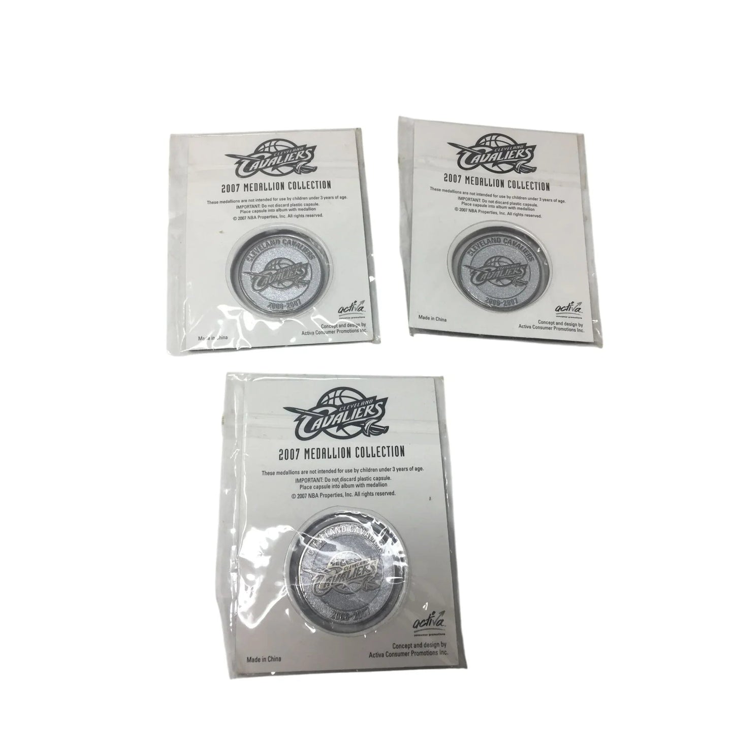 Cleveland Cavaliers 2007 Medallion Collection (6 total) - NWT - Cleveland Cavaliers - Sports Collectibles - A+ Stuff